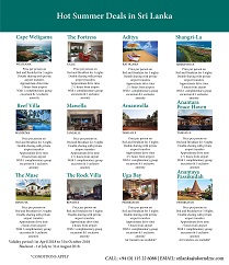 Hot Summer Deals in Sri Lanka - Deluxe Beach Stay Offers (3 nights) Hot Summer Deals in Sri Lanka - Deluxe Beach Stay Offers (3 nights)